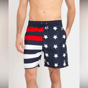 NWT U.S. Polo Assn Men’s US Flag Swim Trunks